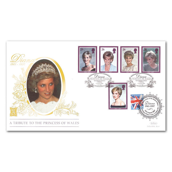 1998 Princess Diana Special Gold Cover - Doubled 2007 Kensington Palace Gardens