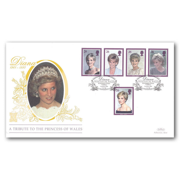 1998 Princess Diana Special Gold Cover - Kensington Palace Gardens