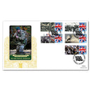 2014 Royal Marines 350th Comm. Sheet Special Gold - Cover 2