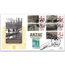 2016 Anzac Commemorative Sheet Special Gold - Cover 2 - Signed by John Torode