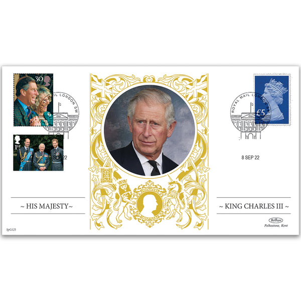 HM King Charles III Accession Special Gold Cover