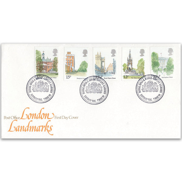 1980 London Landmarks - Post Office FDC - Covent Garden