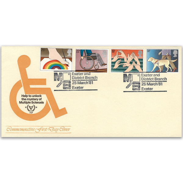 1981 Year of the Disabled - Multiple Sclerosis Official