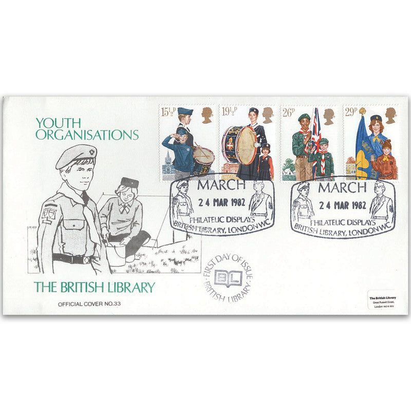 1982 Youth Organisations British Libraby Official