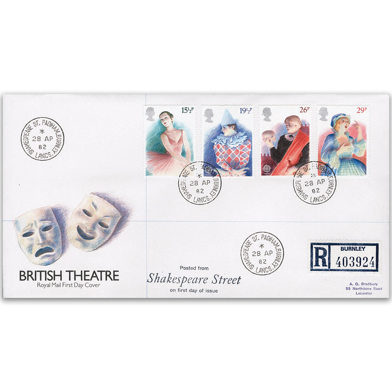 1982 British Theatre - Shakespeare Street, Burnely CDS