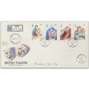 1982 Europa: British Theatre - Royal Mail FDC - Barnstaple CDS