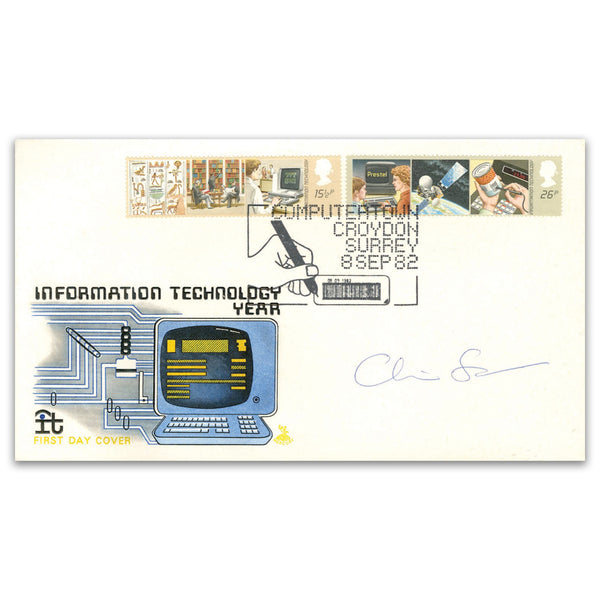 1982 I.T Mercury-Computerown, Croydon H/S Signed Clive Sinclair