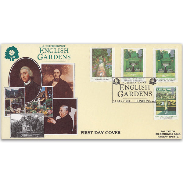 1983 British Gardens - Celebration of English Gardens Official