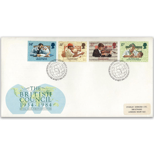 1984 British Council 50th - Royal Mail Cover - Edinburgh