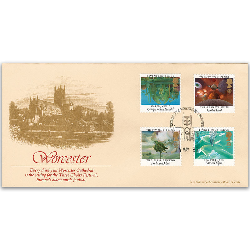 1985 Europa: British Composers - Worcester - Bradbury Official