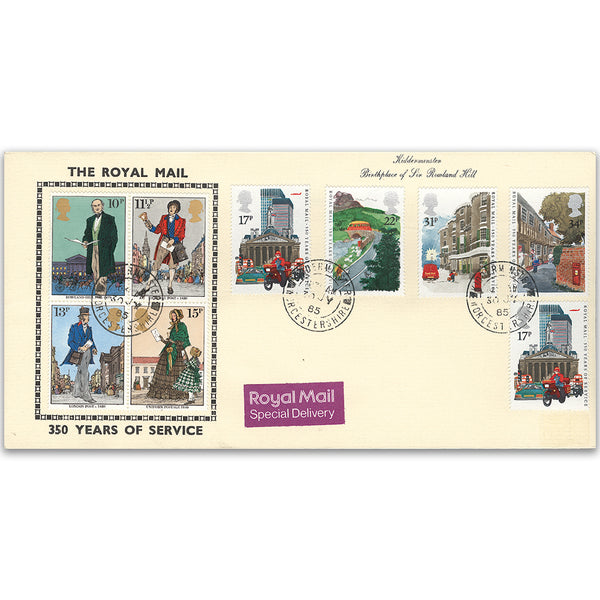 1985 Royal Mail Anniversary Kidderminster cds Special