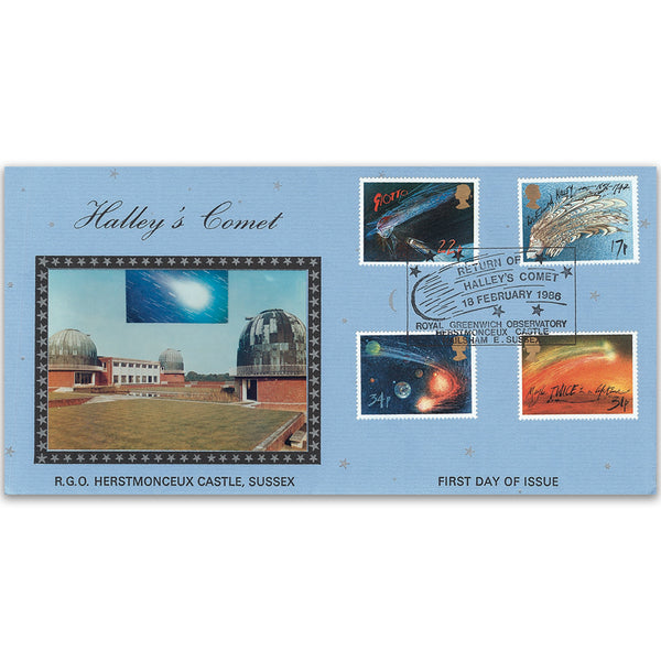 1986 Halley's Comet Herstmonceux official