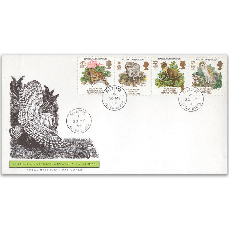 1986 Nature Conservation - Royal Mail FDC - Selborne CDS