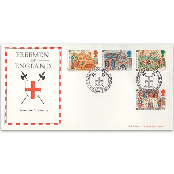1986 Medieval Life Freemen Of England Official