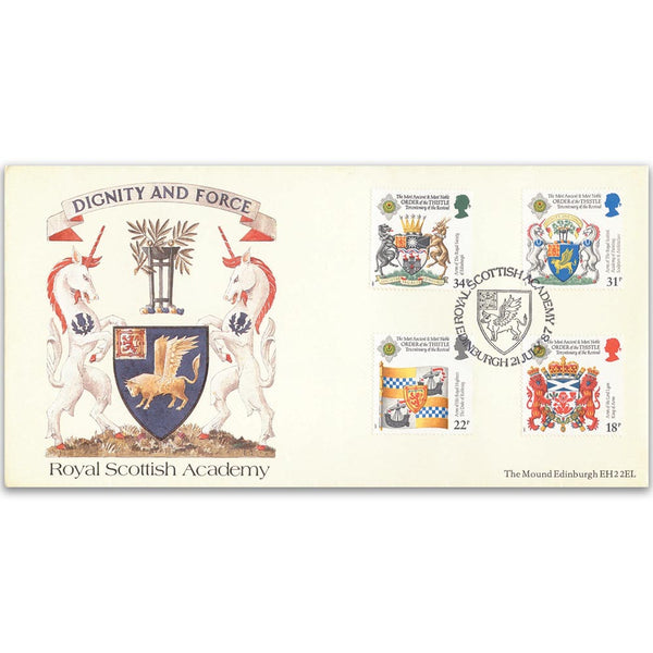 1987 Revival of Order of the Scottish Thistle 300th - Royal Scottish Academy Cover