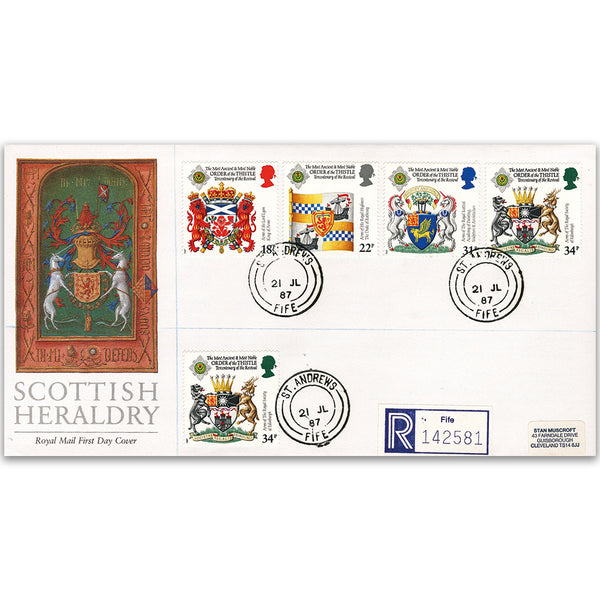 1987 Scottish Heraldry: St. Andrews, Fife Double-Ring CDS