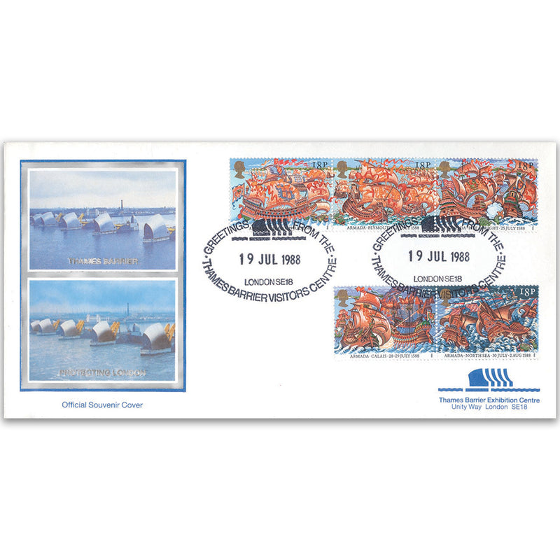 1988 Spanish Armada 400th - Thames Barrier Official