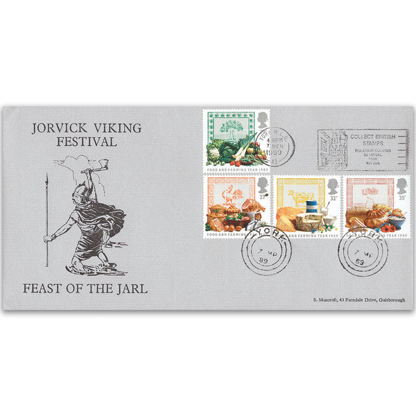 1989 Food & Farming Year - Collect British Stamps York Slogan