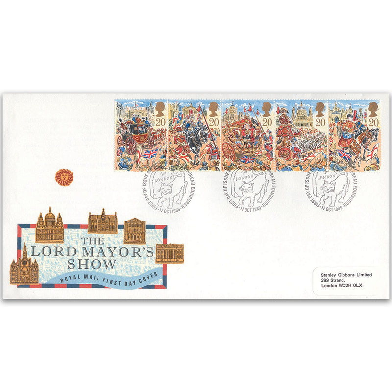 1989 Lord Mayor's Show - Philatelic Bureau, Edinburgh