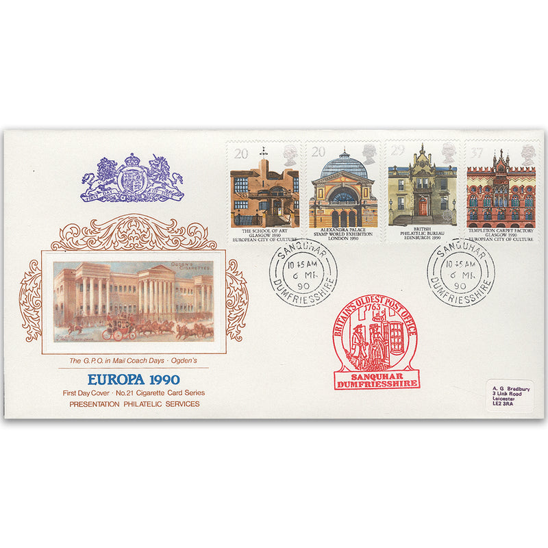 1990 Europa Cigarette Card series, Sanquhar cds