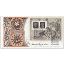 1990 Penny Black m/s Etchingham Church Signed Rector