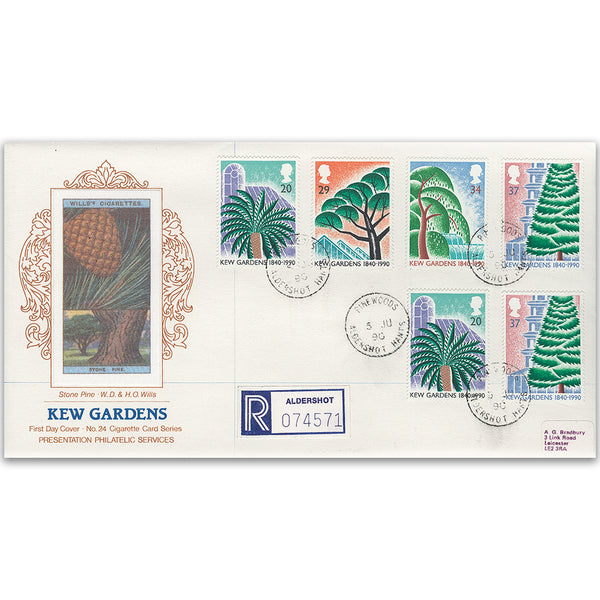 1990 Kew Gardens 150th - Cigarette Card Series No. 24 - Pinewoods CDS