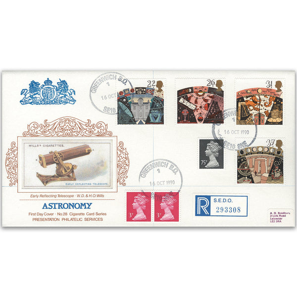 1990 Astronomy - Cigarette Card Series No. 28 - Greenwich CDS
