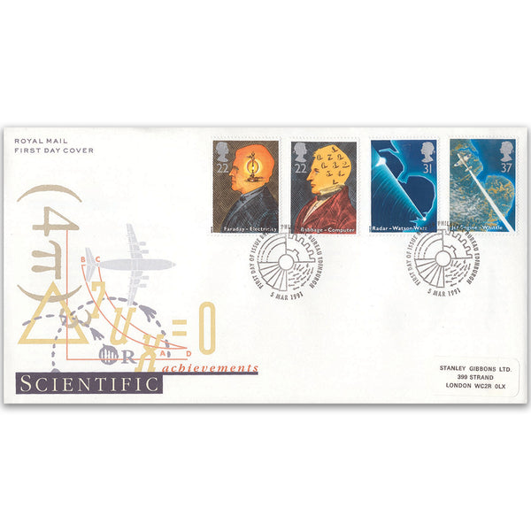 1991 Scientific Achievements - Philatelic Bureau, Edinburgh