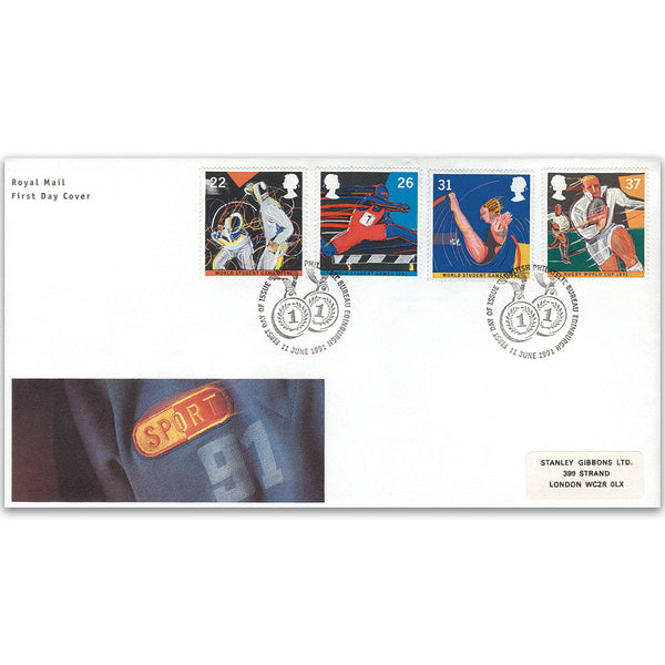 1991 Sport - Philatelic Bureau, Edinburgh