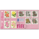 1991 Roses, Rosemarket CDS + '76 Rose Stamps