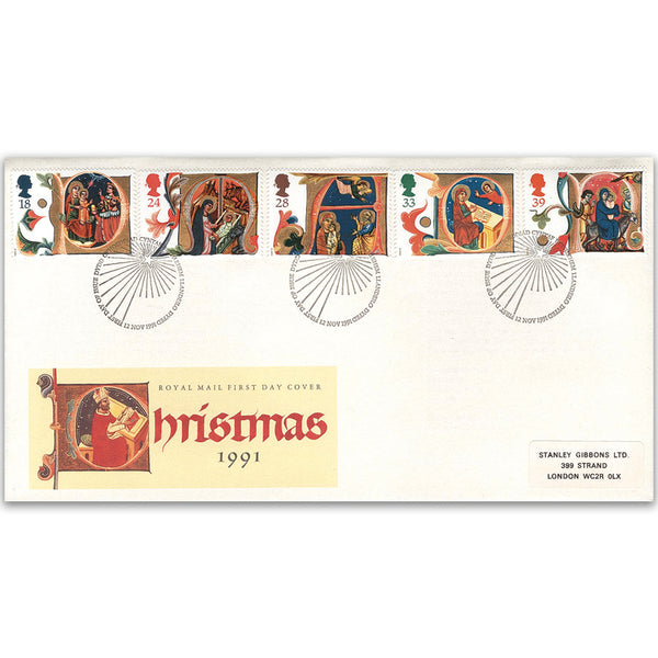 1991 Christmas Royal Mail - Bethlehem, Llandeilo H/S