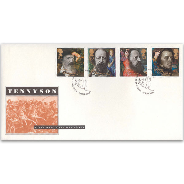 1992 Tennyson Death Centenary Royal Mail FDC - Isle of Wight