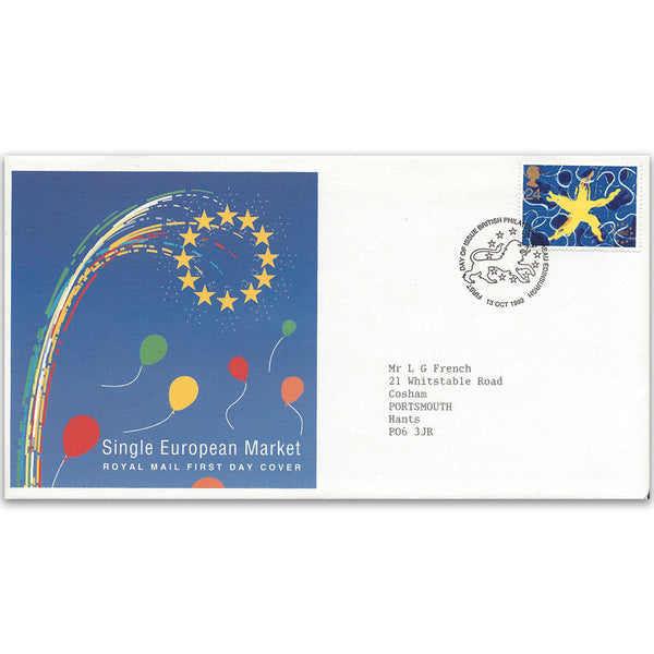 1992 Single European Market Royal Mail Cover - Bureau, Edinburgh