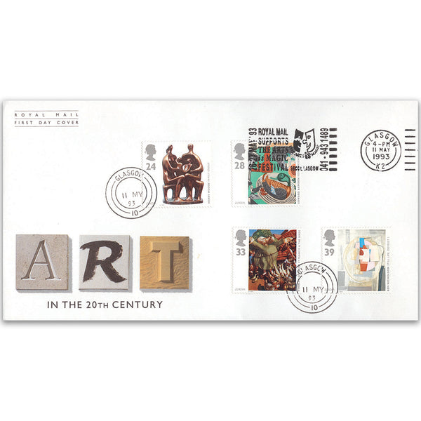 1993 Contemporary Art - Glasgow Royal Mail Supports The Arts