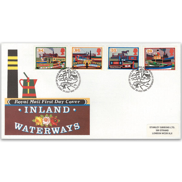 1993 Inland Waterways Royal Mail Cover - Bureau, Edinburgh
