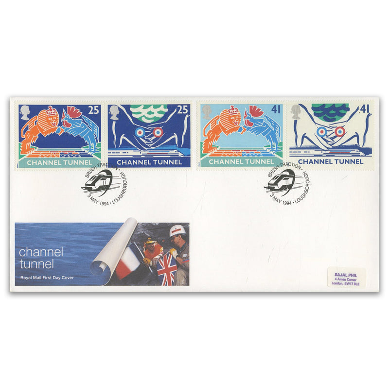 1994 Channel Tunnel - Royal Mail Traction Loughborough h/s