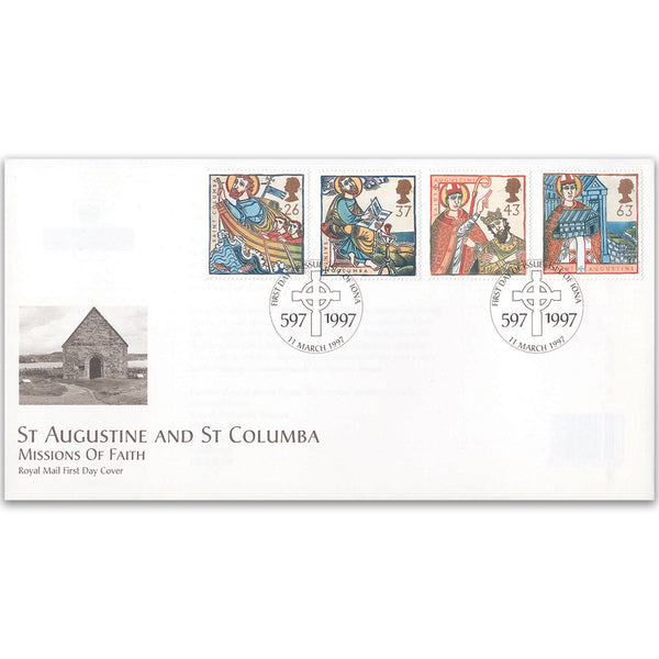 1997 Missions of Faith - Royal Mail FDC - Isle of Iona