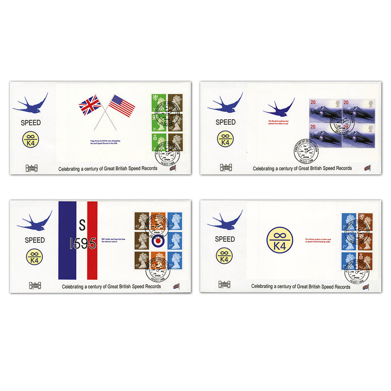 1998 Breaking Barriers Havering-Set of 4 Covers-London H/S