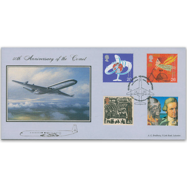 1999 Travellers' Tale - Bradbury Official - Heathrow Airport Handstamp