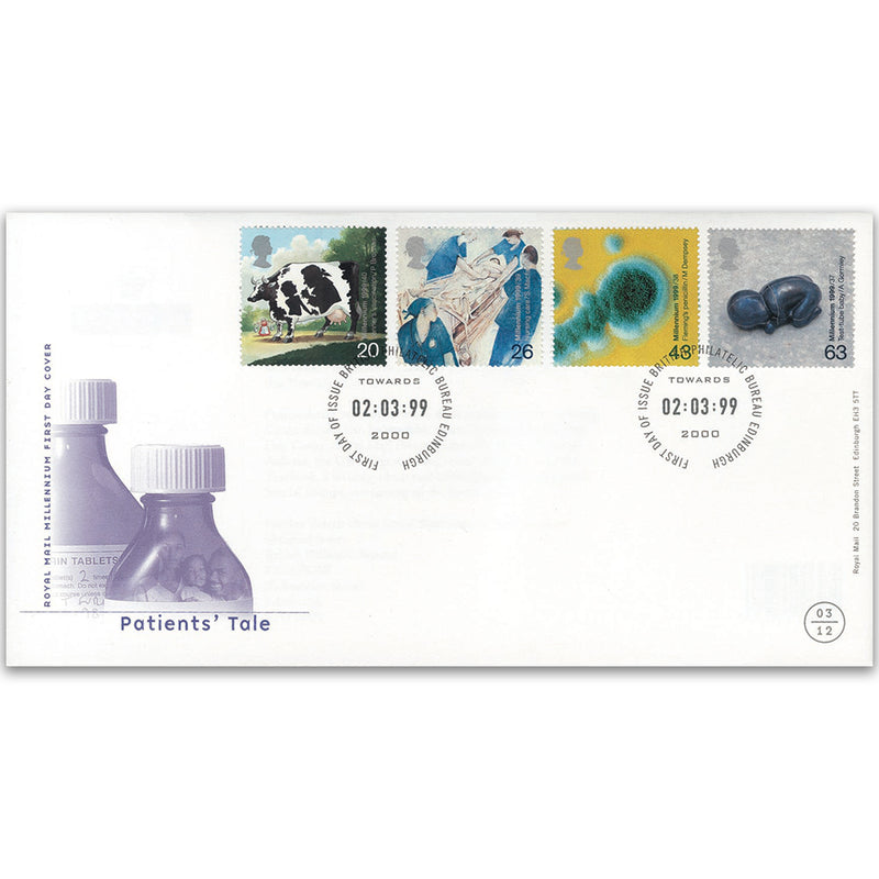 1999 Patient's Tale Royal Mail FDC - BPB Edinburgh