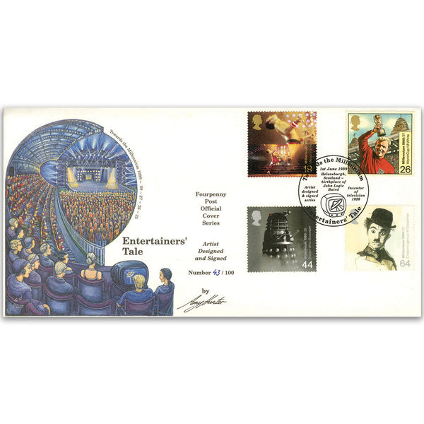 1999 Entertainers 4d- Helensburgh H/S-Signed by Cover Artist