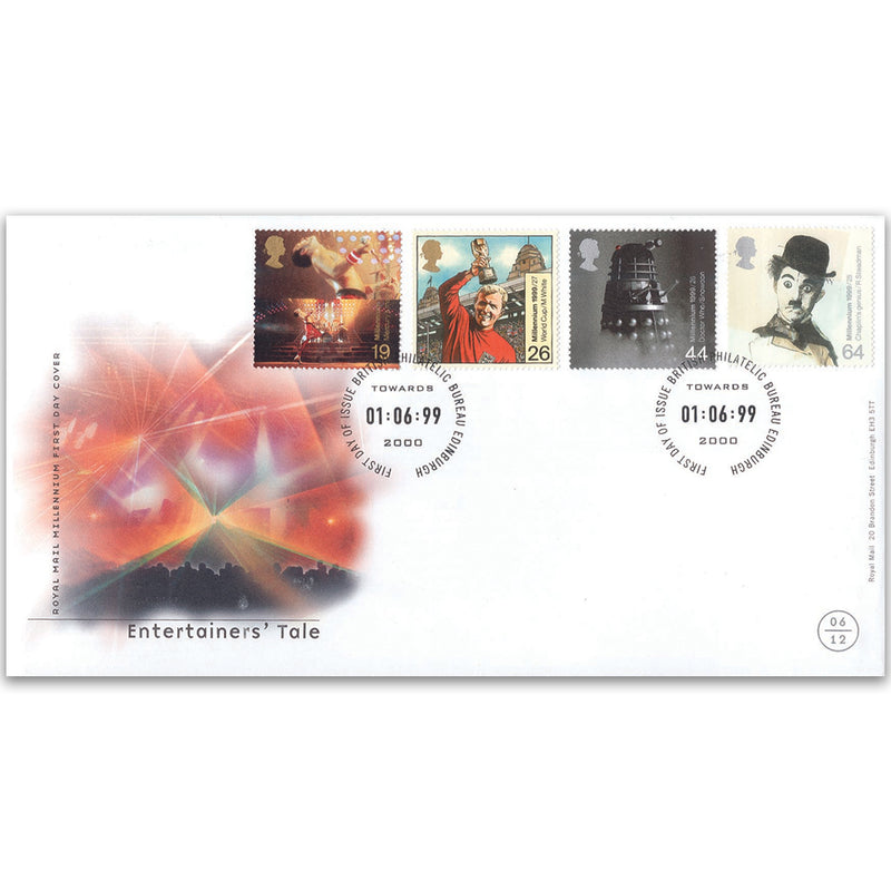 1999 Entertainer's Tale R.M. cover, Bureau, Edinburgh h/s