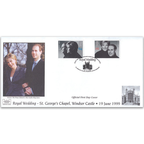 1999 Wedding Havering Cover, Windsor Castle H/S