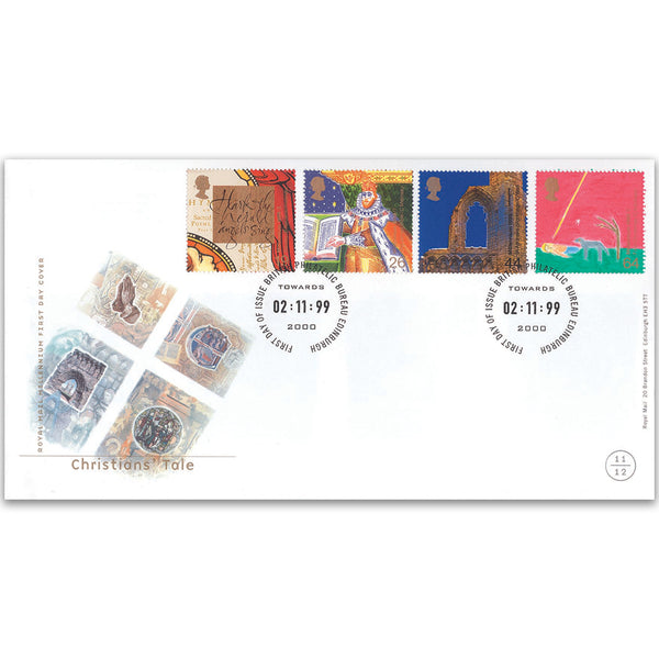 1999 Christian's Tale Royal Mail FDC - Bureau, Edinburgh
