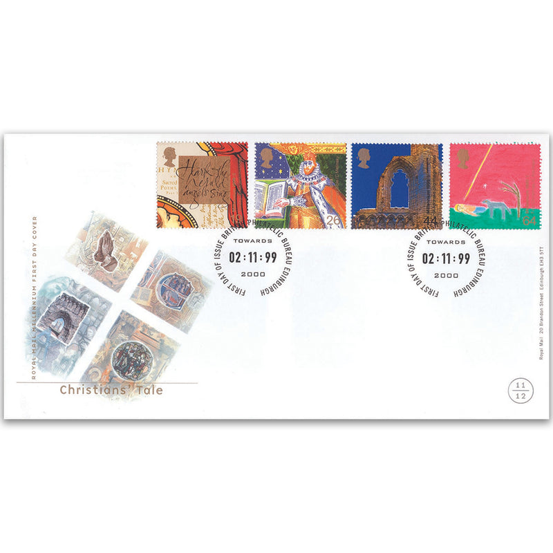 1999 Christian's Tale Royal Mail FDC - Bureau, Edinburgh