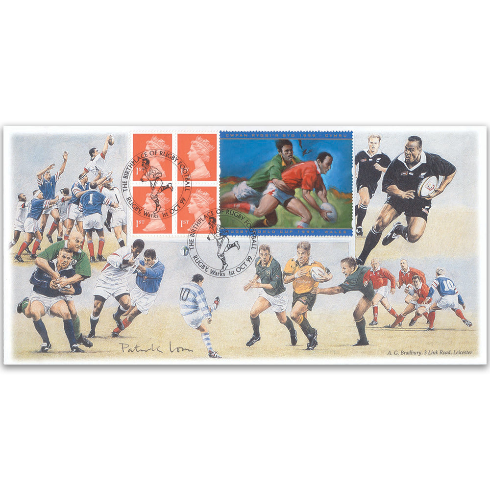 Boolet Rugby 1999 Rugby World Cup Booklet - Rugby - Signed by Patrick Loan