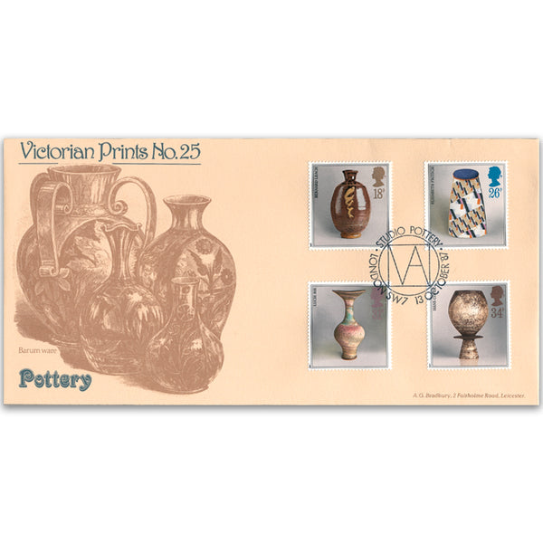 1987 Studio Pottery - Victorian Prints