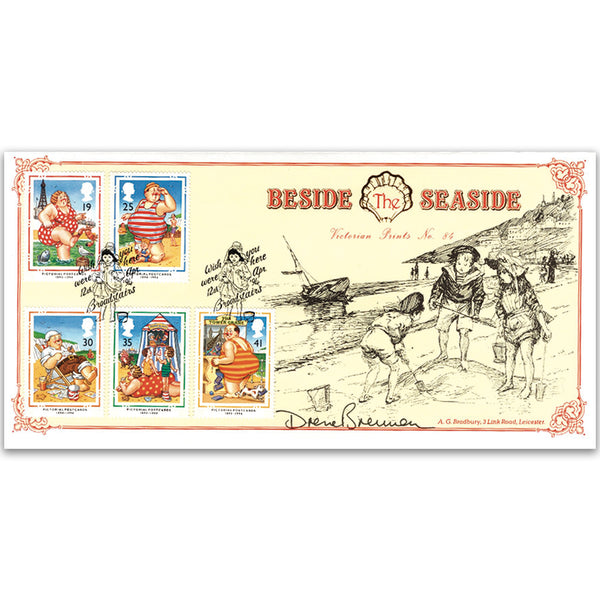 1994 Postcards Signed Drene Brennan - Victorian Prints