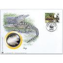 2003 Cuba - Crocodile WWF Medal Cover