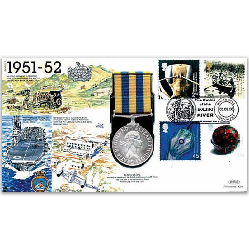 2000 Battle of Imjin River 1951-52 Medal Cover